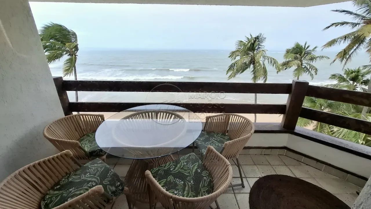 Flat Frente Mar com Varanda e Mobiliado à venda em Maceió - Foto 3