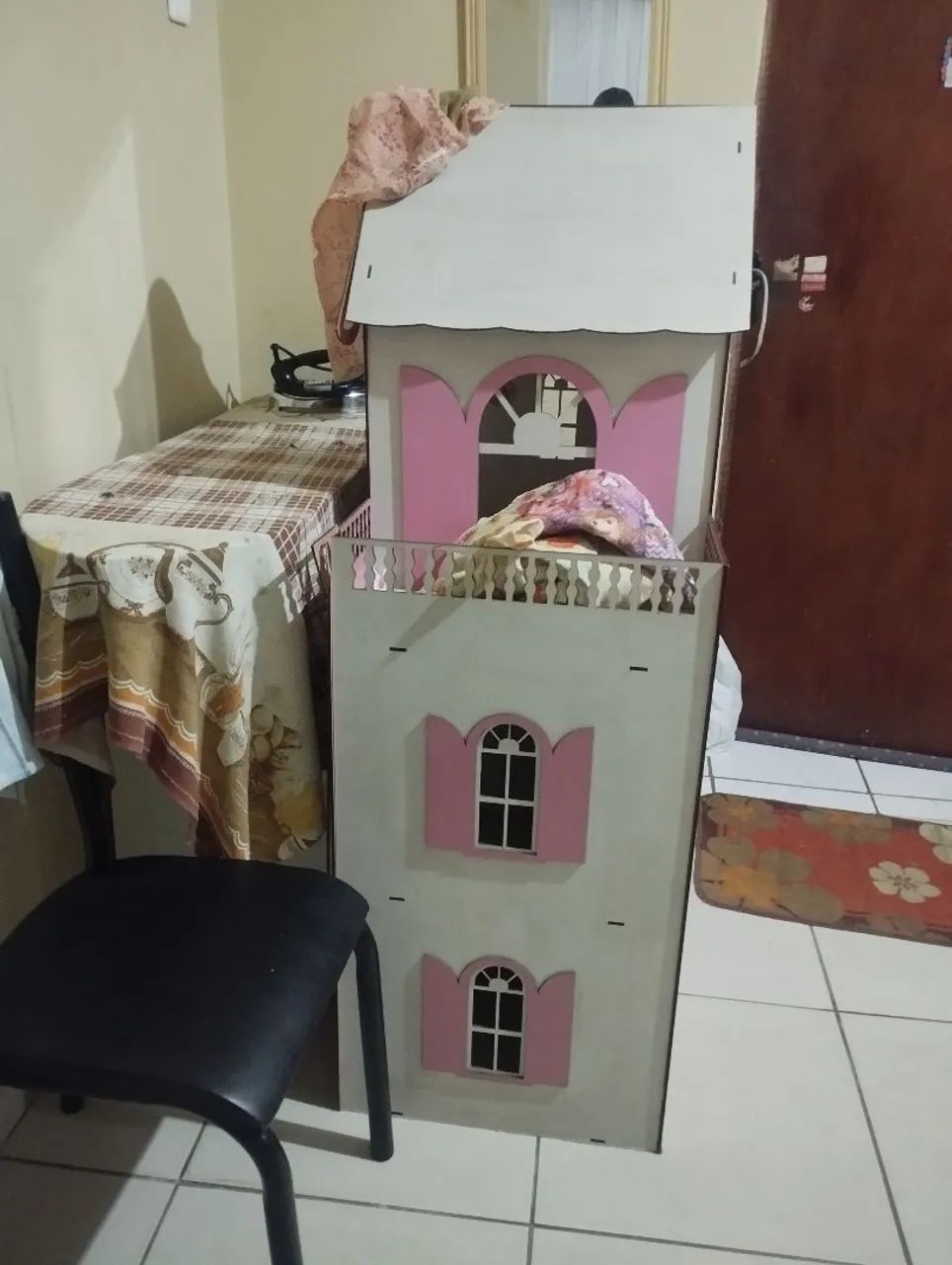 Casa com moveis de boneca MDF - Foto 3