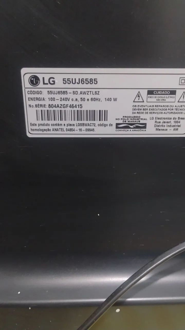 Barra de led TV LG 55UJ6585 - Foto 5