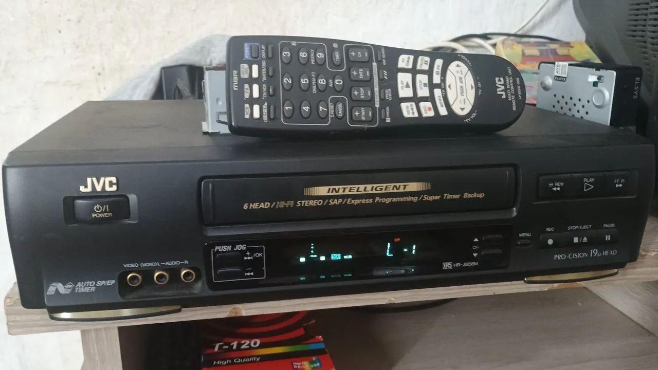 Vídeo cassete jvc funcionando perfeitamente 