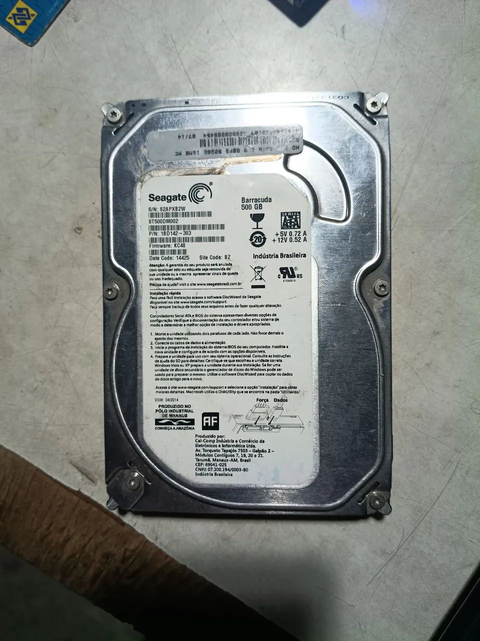 HD 500 GB Seagate 