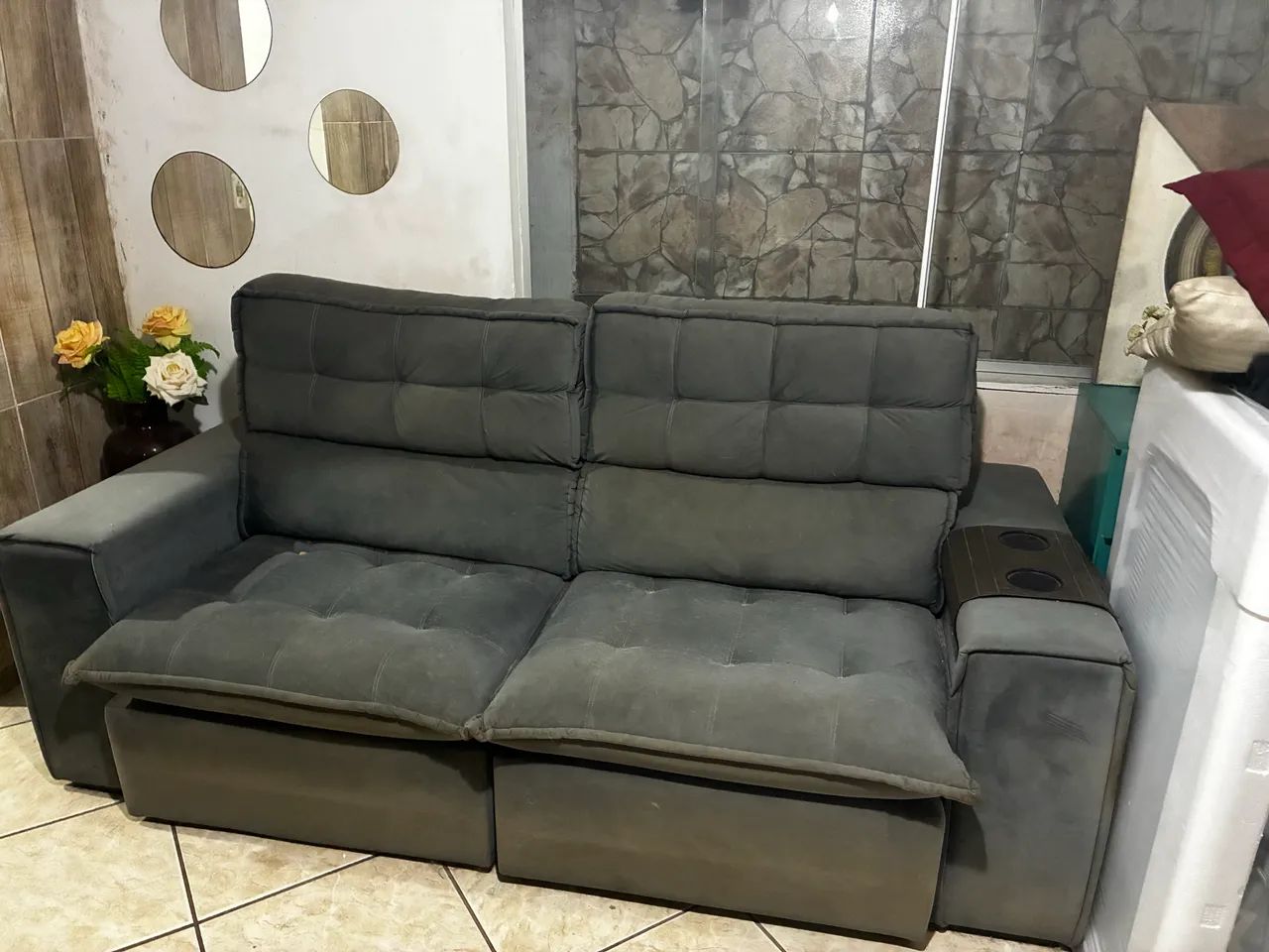 Sofá cama retrátil confortável  - Foto 4