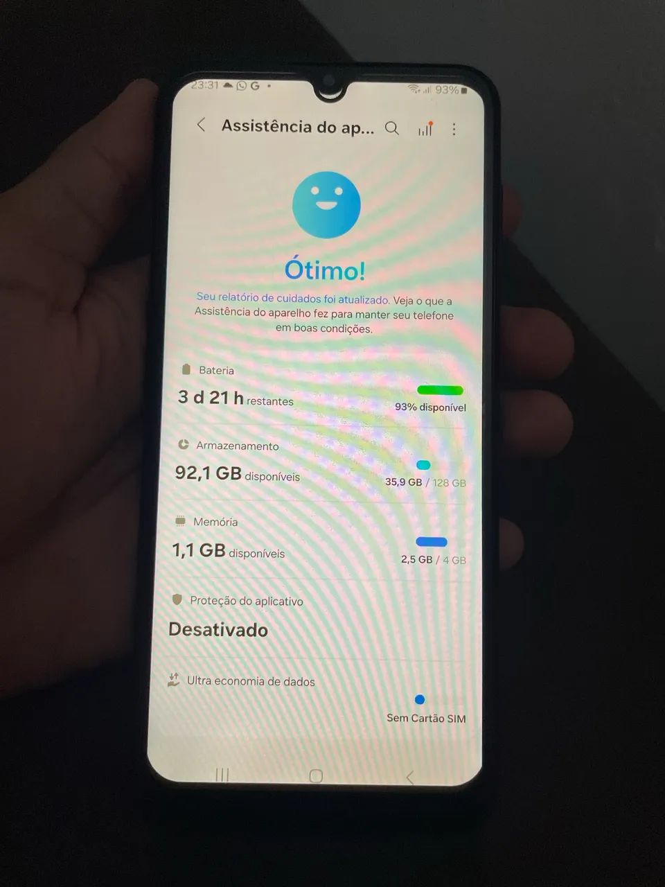 celular bem conservado pra vender logo