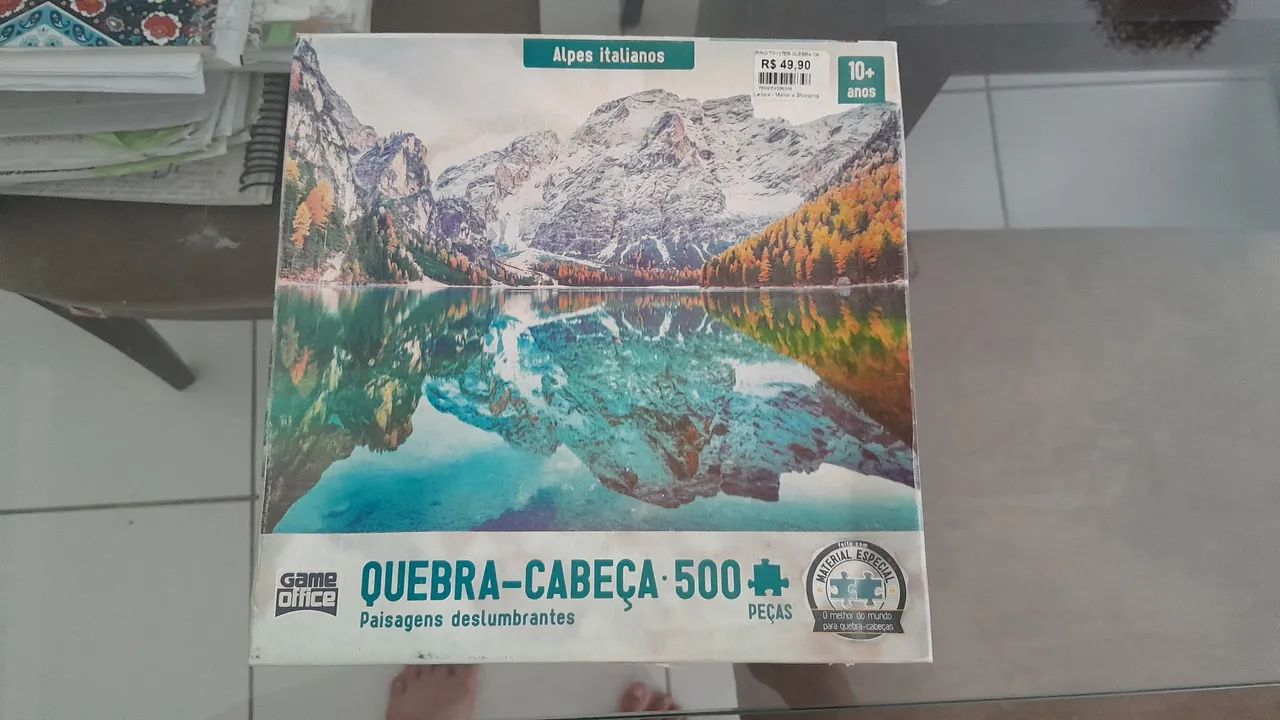 QUEBRA-CABEÇA 500 PCS PAISAGEM - usado