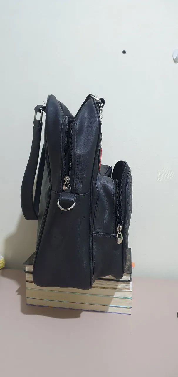 bolsa de nutrição preta impermeável - Foto 3