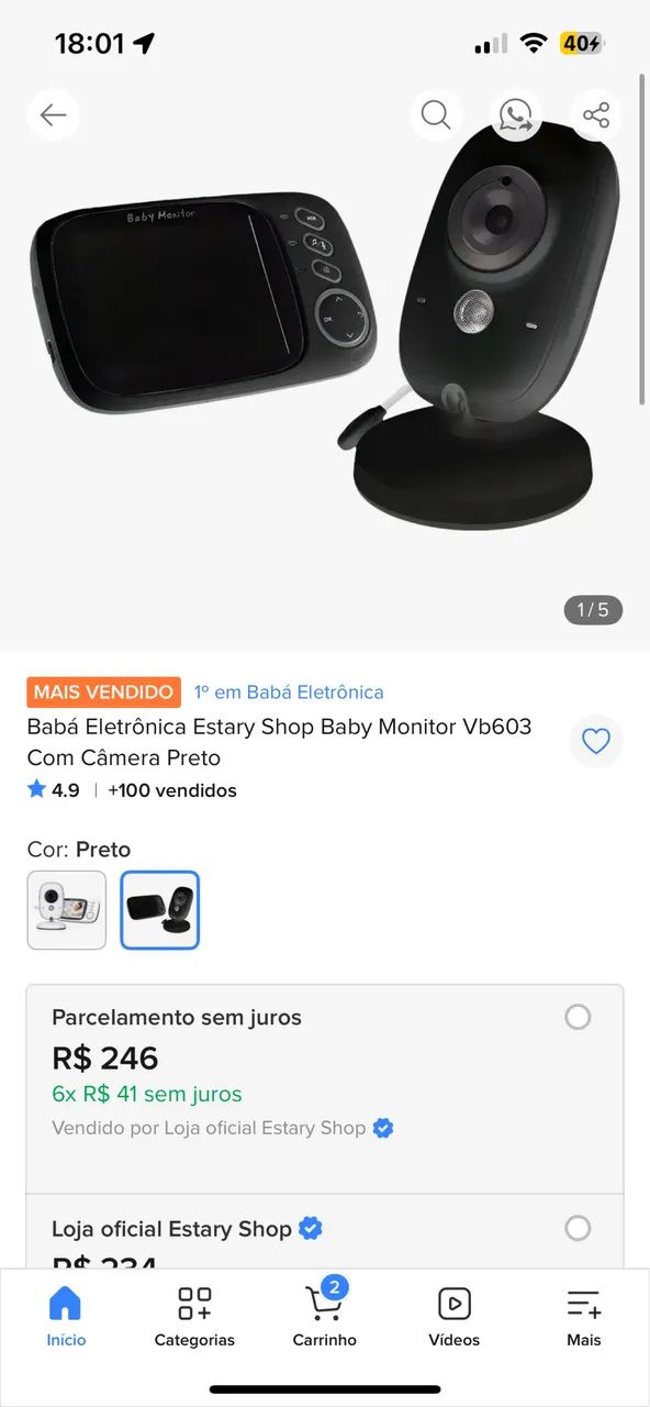Babá eletrônica - Foto 2