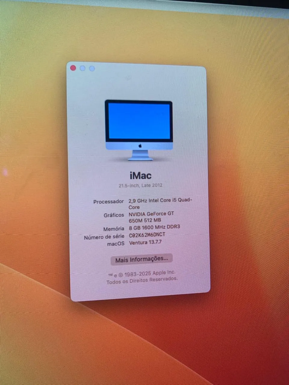 imac late 2012