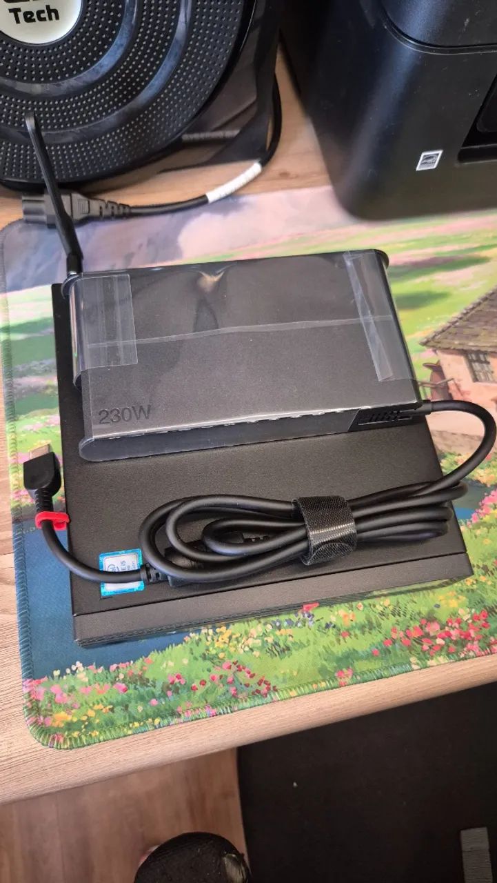 Mini PC Lenovo M920Q Core i5-9400 16Gb DDR4 NVME 250 Fonte 230W Wi-Fi e Adaptador Riser PC - Foto 4