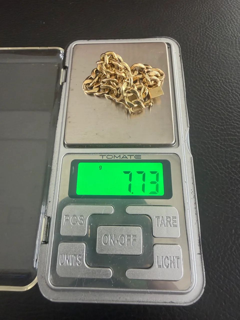 Pulseira de Ouro 7,7 Gm Grumet 18K ((NOVA)) - Foto 5
