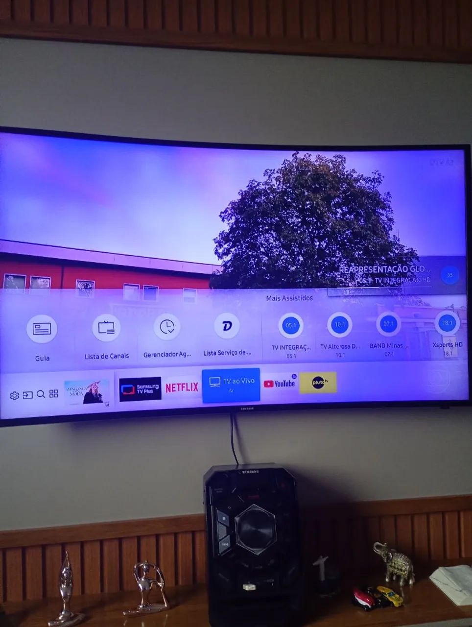 Smart tv Samsung curva 4k