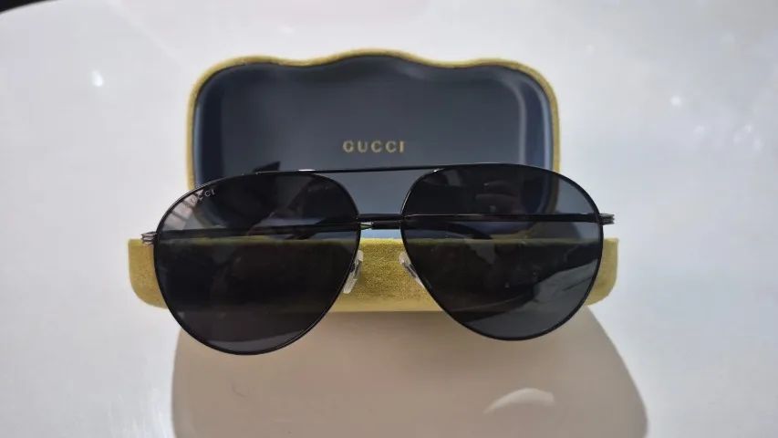 Óculos Aviador Gucci Original Importado