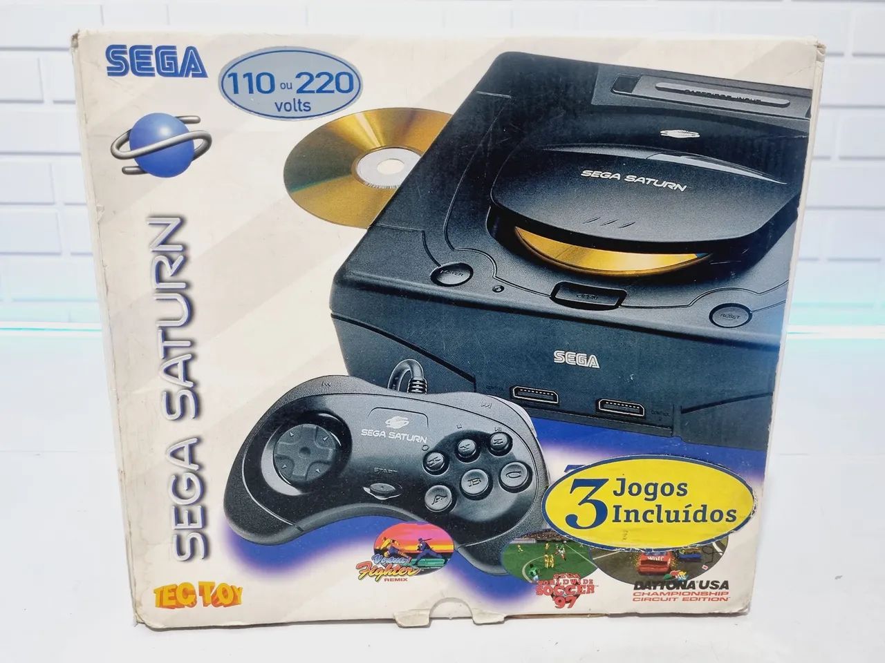 445- (PRETO) CONSOLE SEGA SATURN  - Foto 2