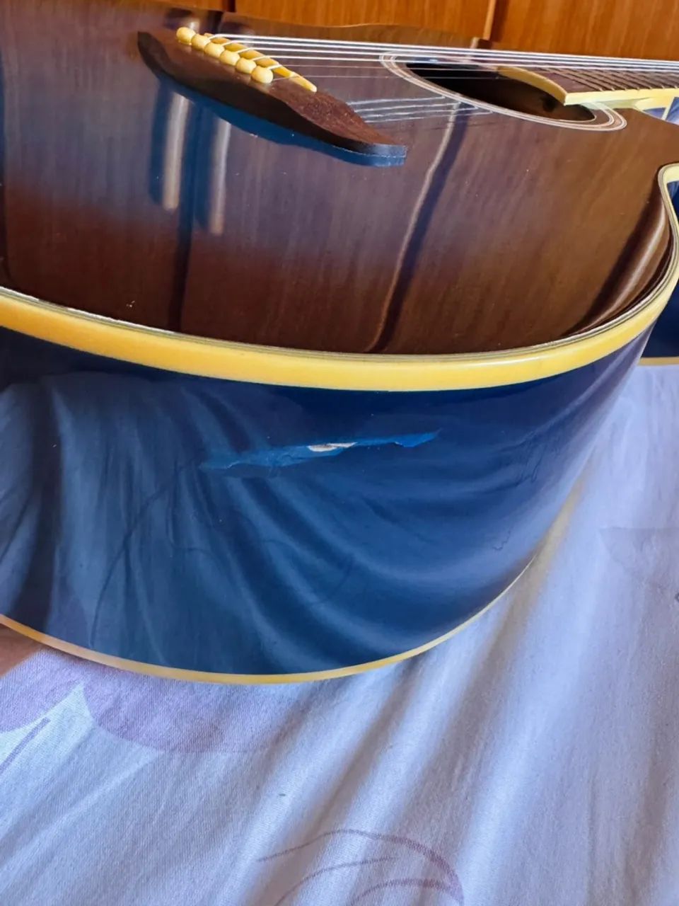 Violão Tagima Azul + Case e Capotraste - Foto 2