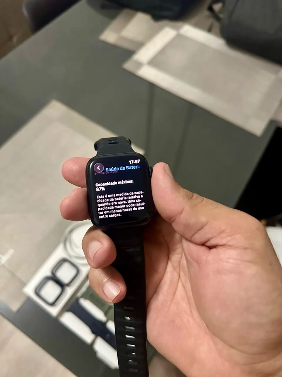 Apple Watch Preto 45mm séries 8. - Foto 3