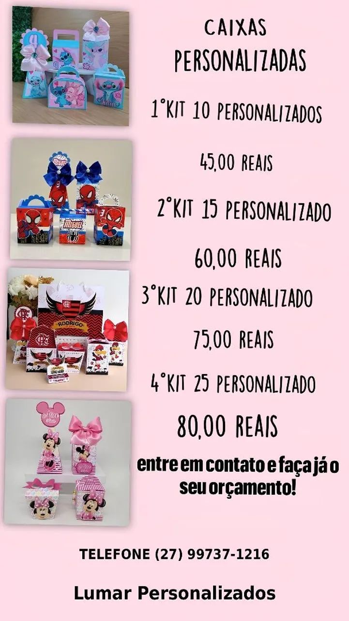 Lembrancinhas Personalizadas 