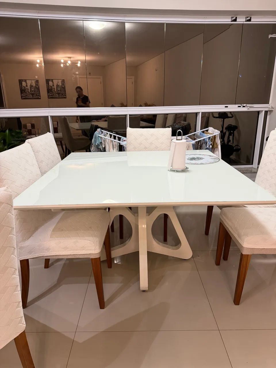 Mesa de jantar 6 lugares 