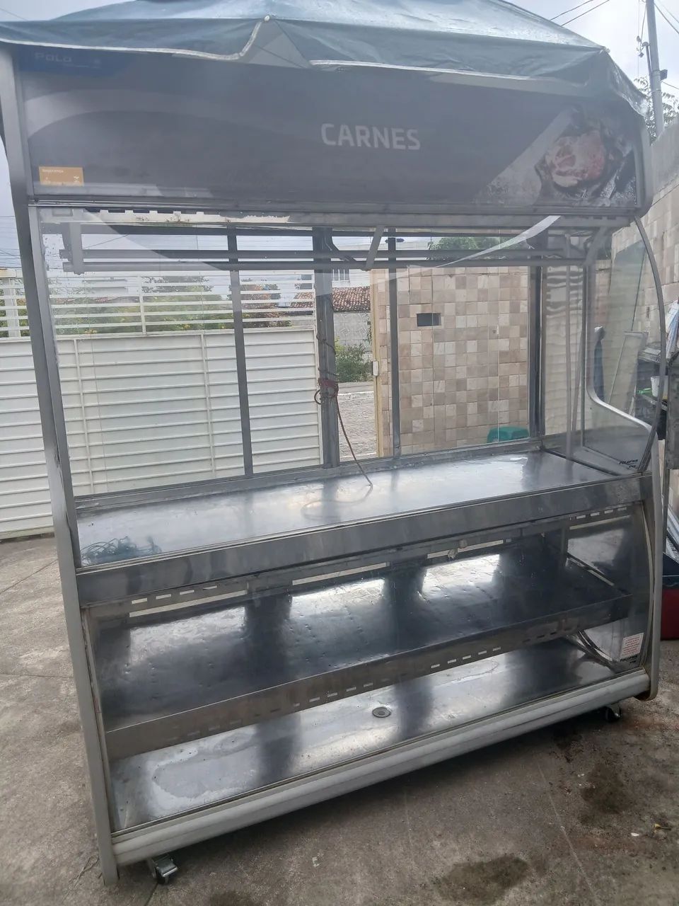 Balcão para carnes.