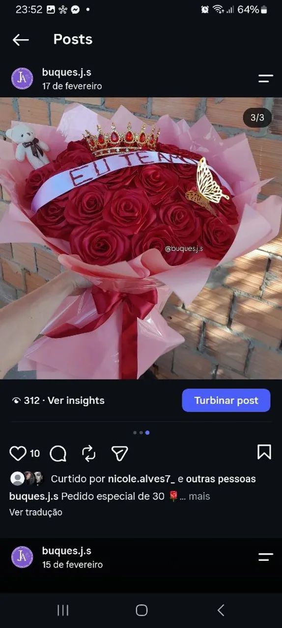 Buques de cetim personalizados feitos a mao sob encomenda *) - Foto 5