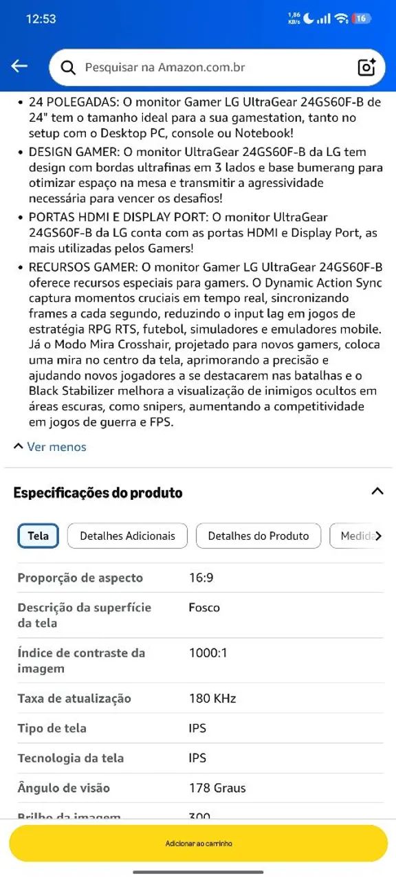 Monitor LG Ultra Gear  - Foto 4