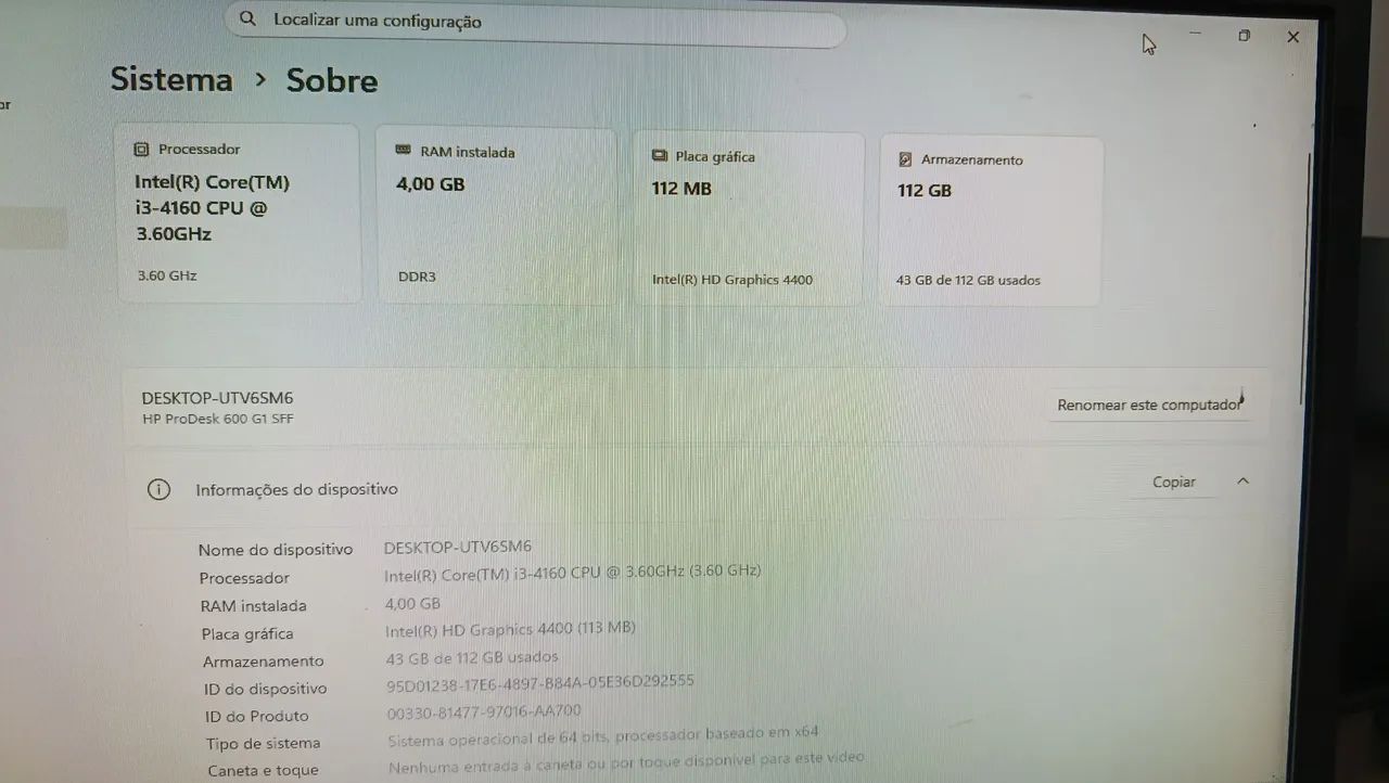 Computador Desktop HP Core I3 - Foto 3
