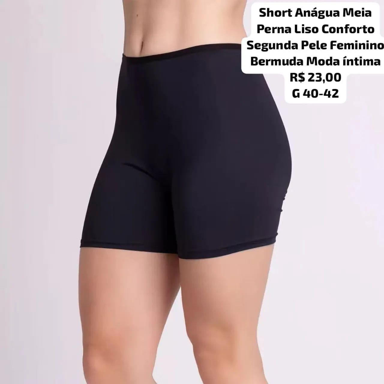 short feminino segunda pele  - Foto 4