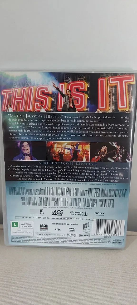 DVD Michael Jackson - This Is It - Foto 2