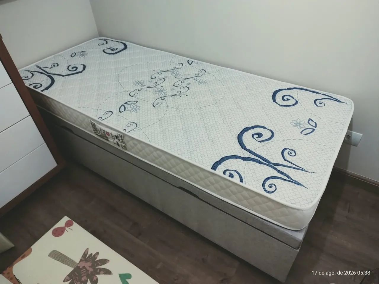 Cama box baú solteiro sem colchão