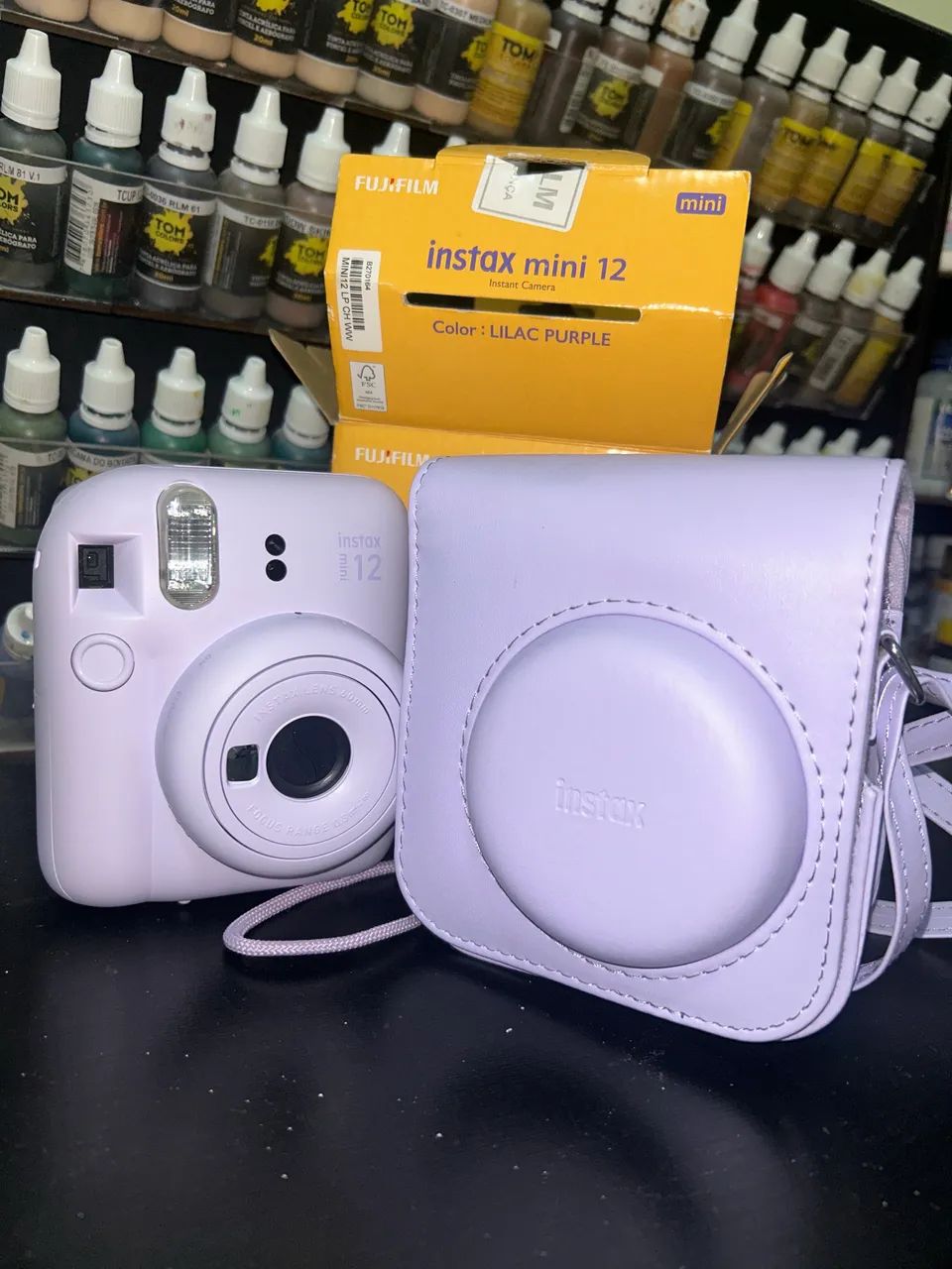 Câmera Polaroid instax mini 12 Lilás  - Foto 4