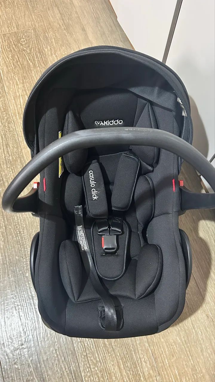 Kit Travel System Kiddo - Carrinho + Bebê Conforto + Base Veicular - Foto 3