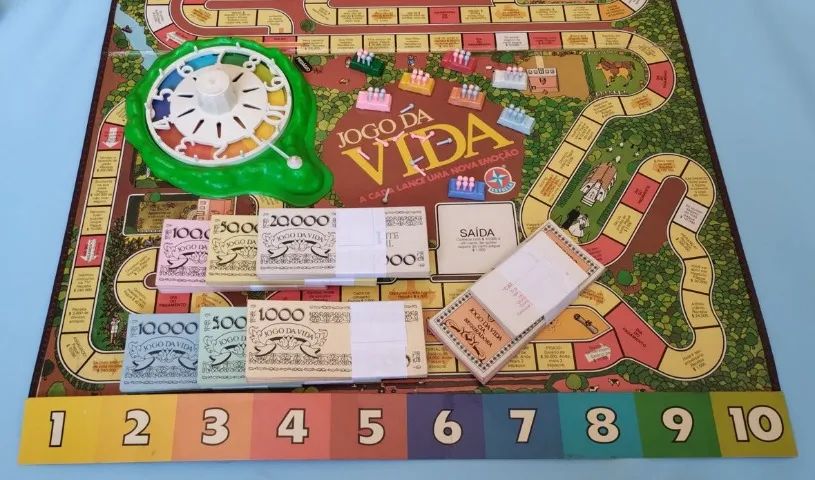 Jogo da Vida - Jogo de Tabuleiro Antigo - ORIGINAL E COMPLETO - Foto 2