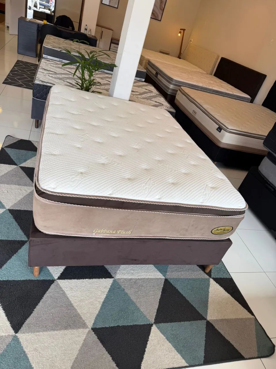 Colchão de Casal GABBANA COM BASE - Entrego! - Foto 5