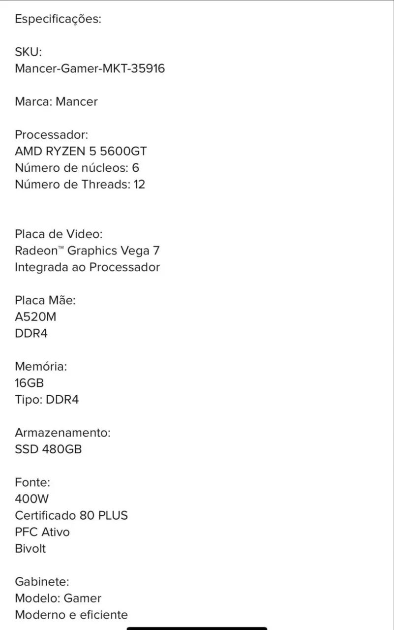 Pc Gamer pichau  - Foto 2