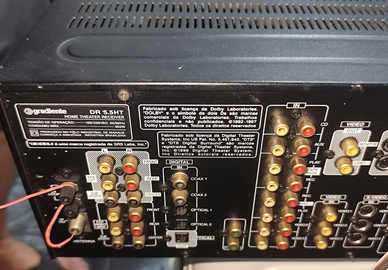 Receiver Gradiente Esotech DR 5.5 HT - Foto 3