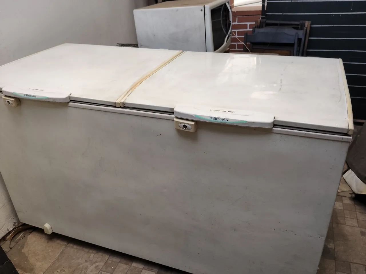 Freezer horizontal 2 portas 477litros