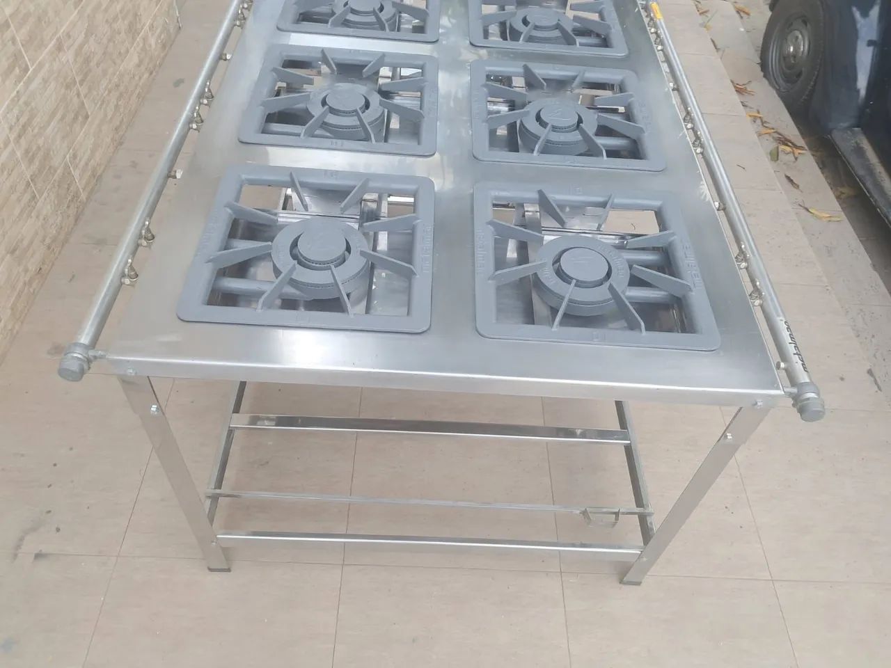 FOGÃO 6 BOCAS TODO DE AÇO  - Foto 5