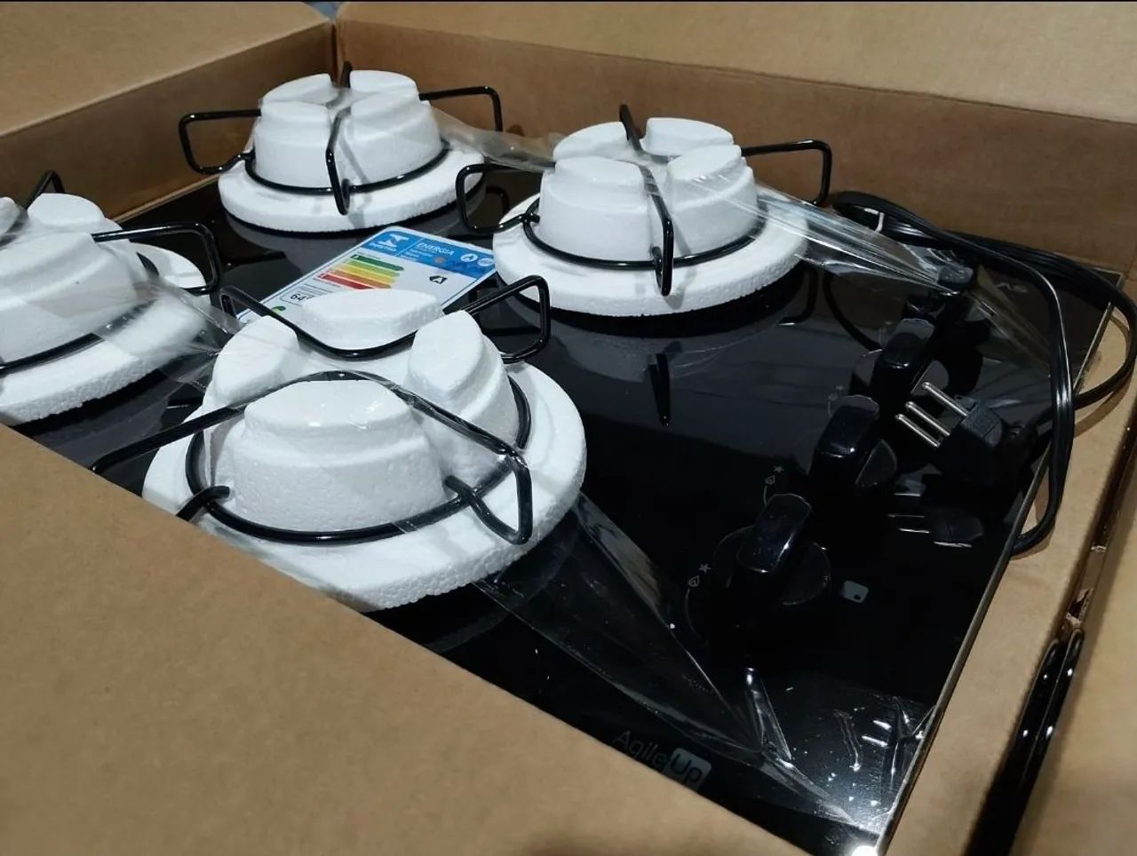 Fogão Cooktop na caixa. - Foto 2