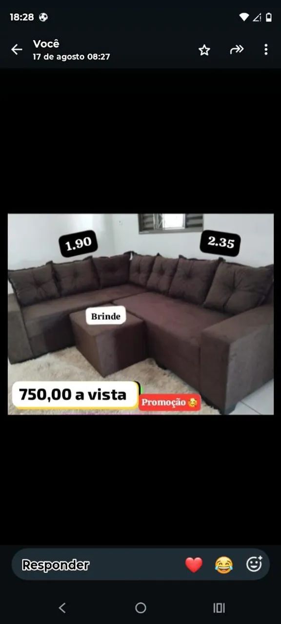 Sofa novo direto da fábrica  - Foto 4