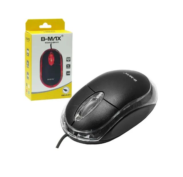 Mouse Usb Óptico  1600 Dpi B-Max - Foto 3