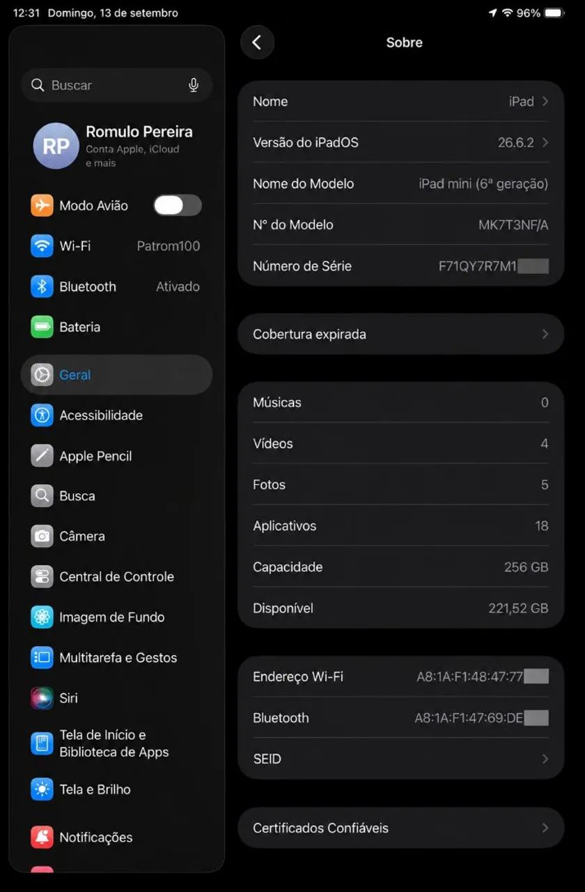 iPad mini 6 256gb + acessórios  - Foto 2