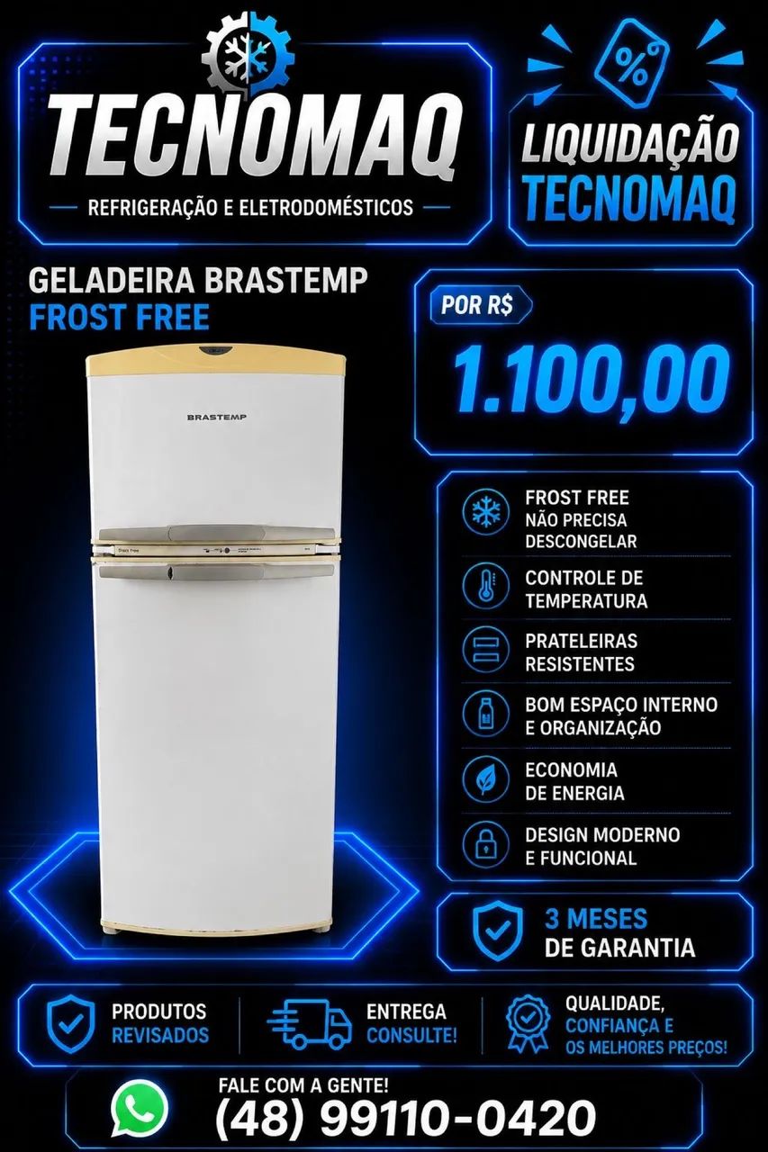 Geladeira na promoção 
