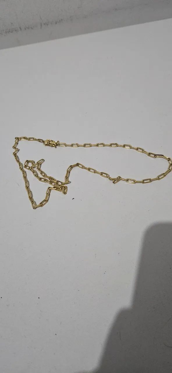 Corrente banhada a ouro