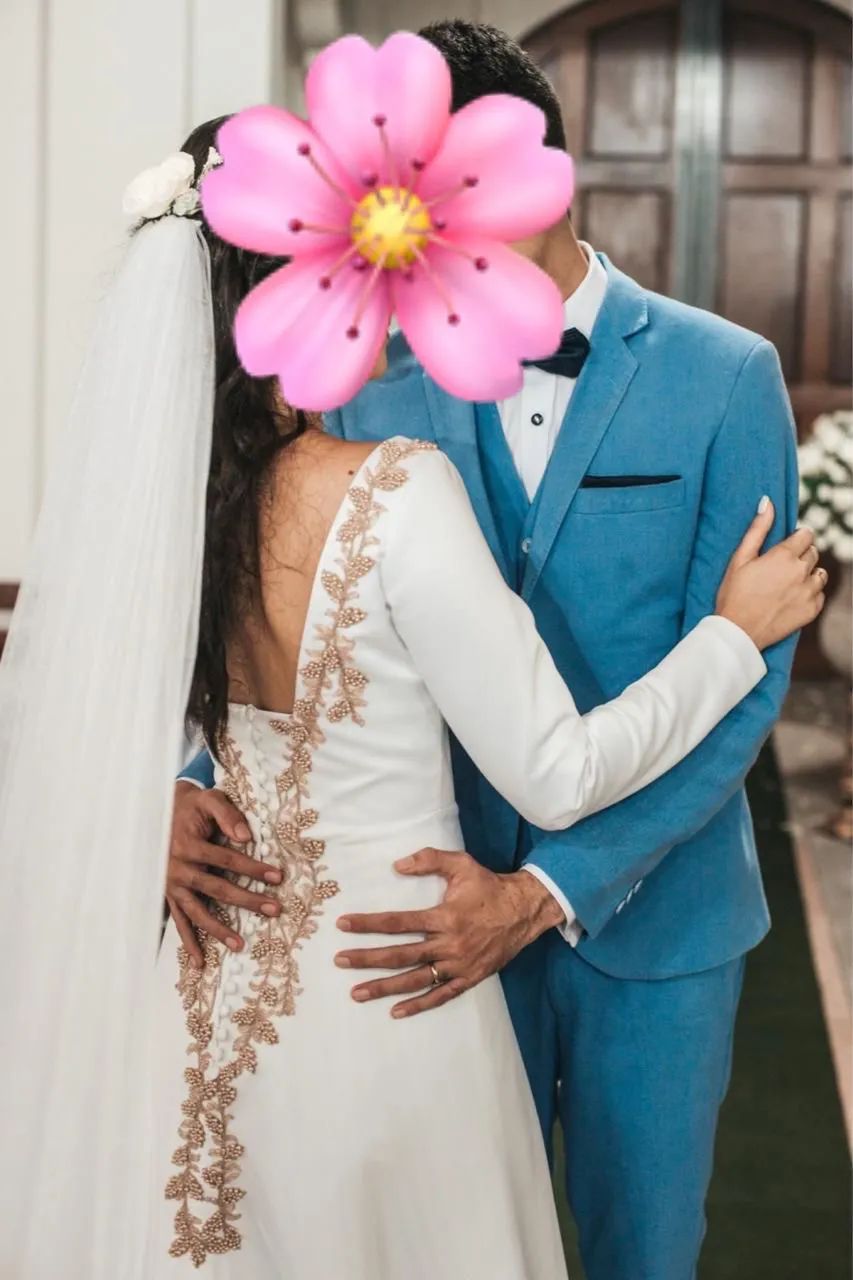 Vestido de noiva em estado de novo! - Foto 2