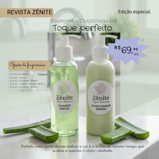 Kit shampoo e condicionador Zênite - Foto 2