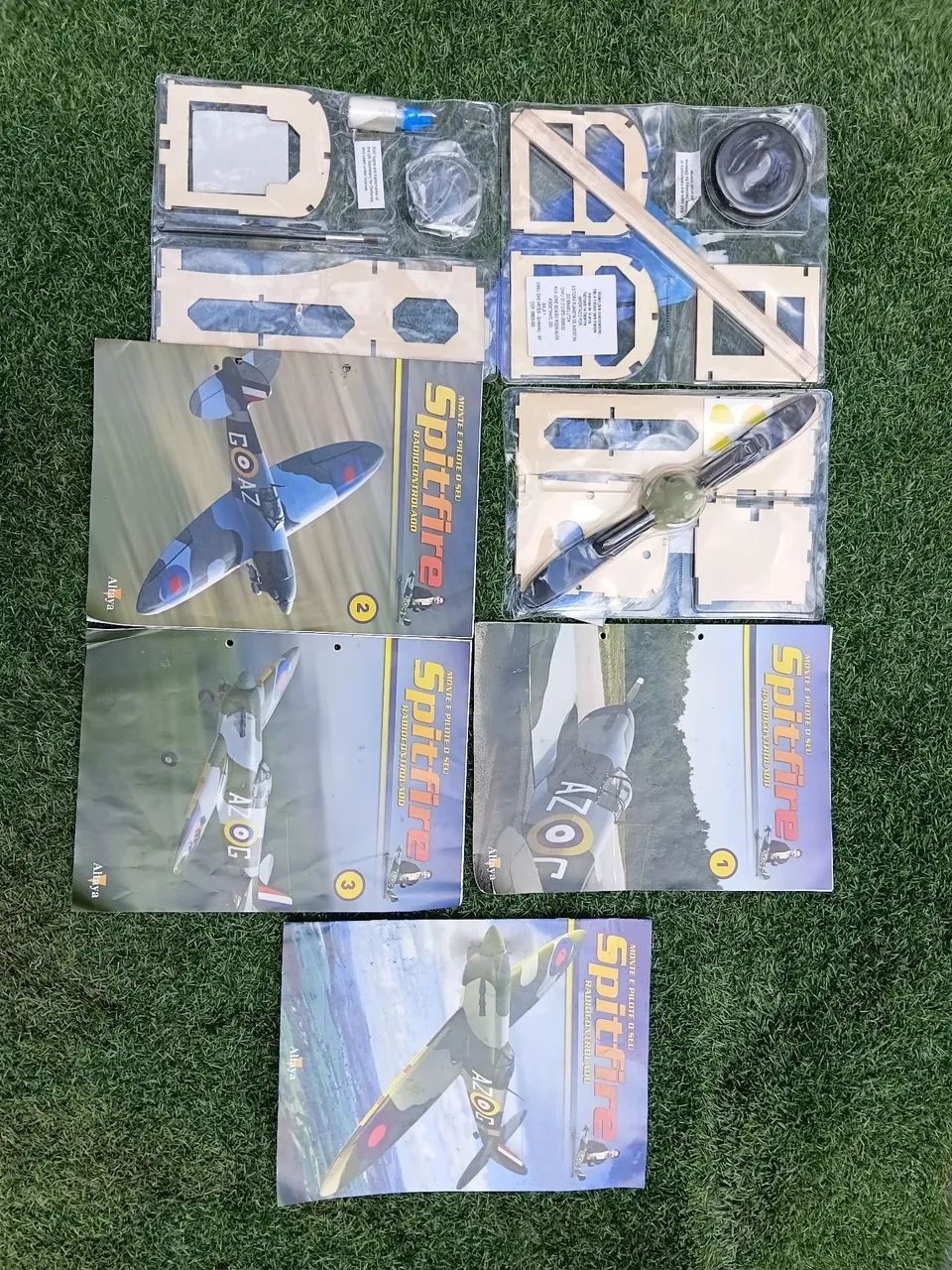 Fascículo 1,2 e 3 avião Spitfire 