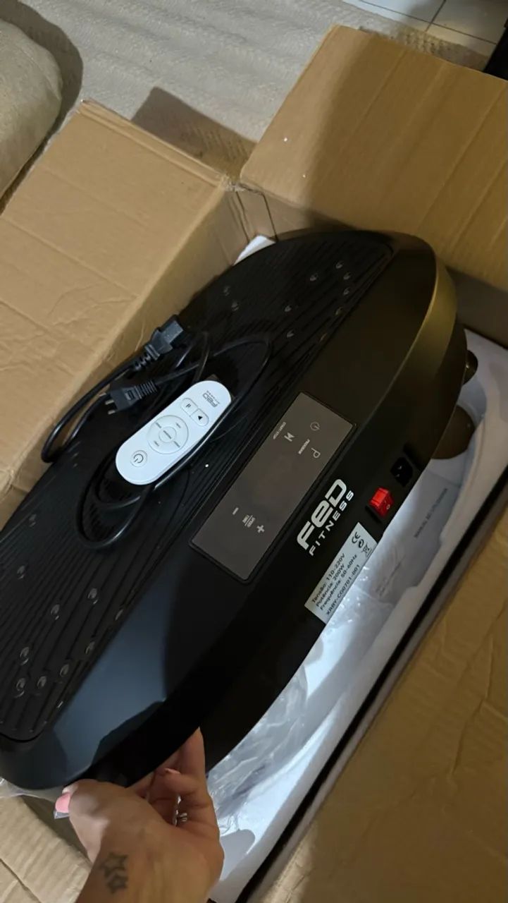 Plataforma vibratória NOVA NA CAIXA 