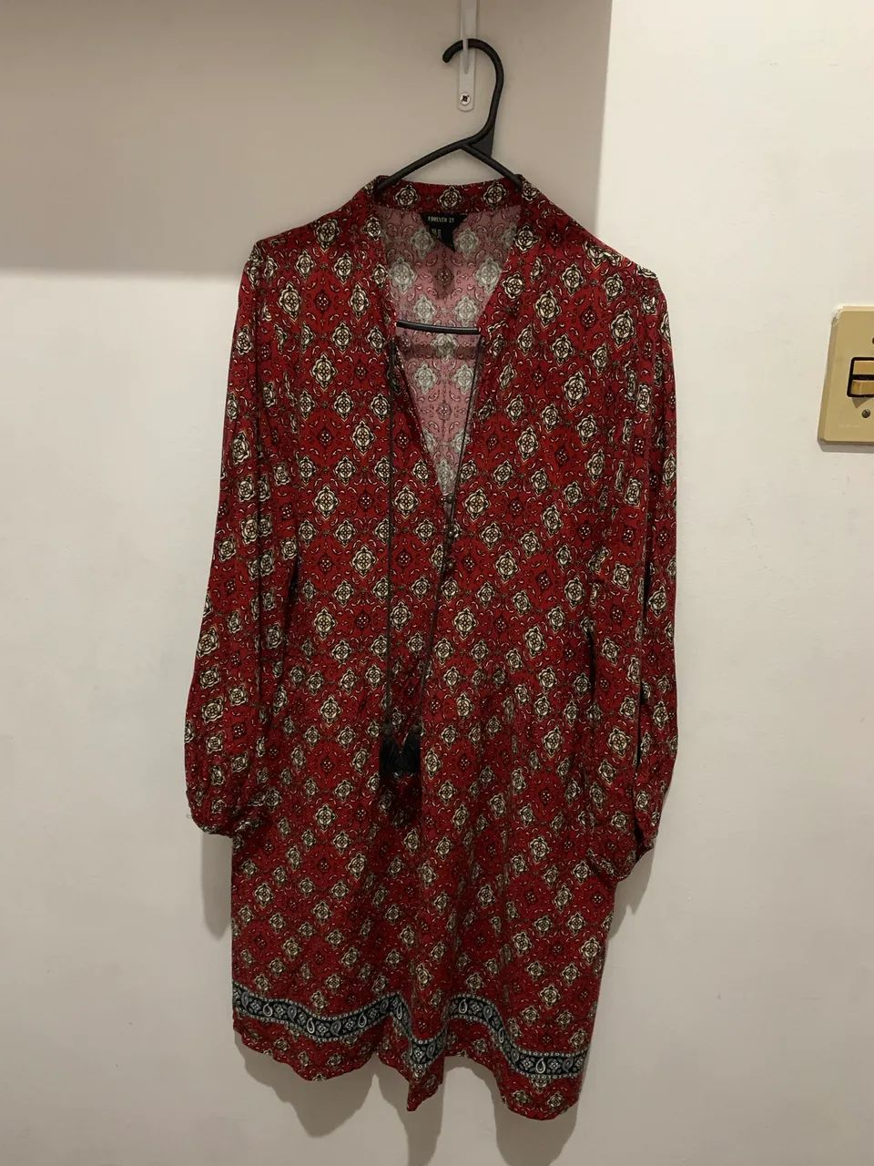 Vestido Boho Vermelho (Forever 21)
