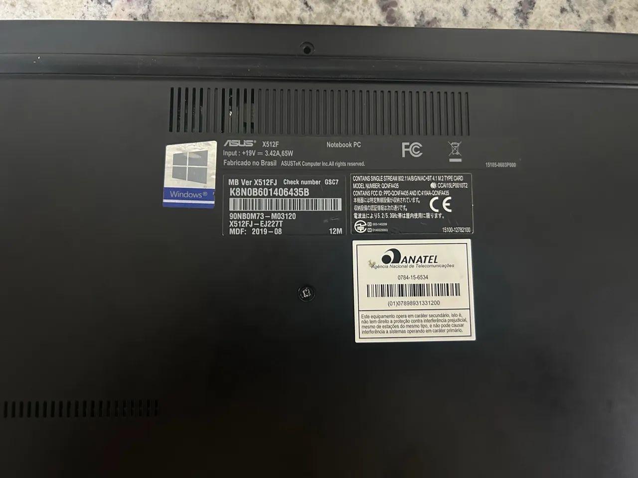 Notebook Asus VivoBook i7 8ª Ger ? 8GB ? SSD 512GB + HD 1TB