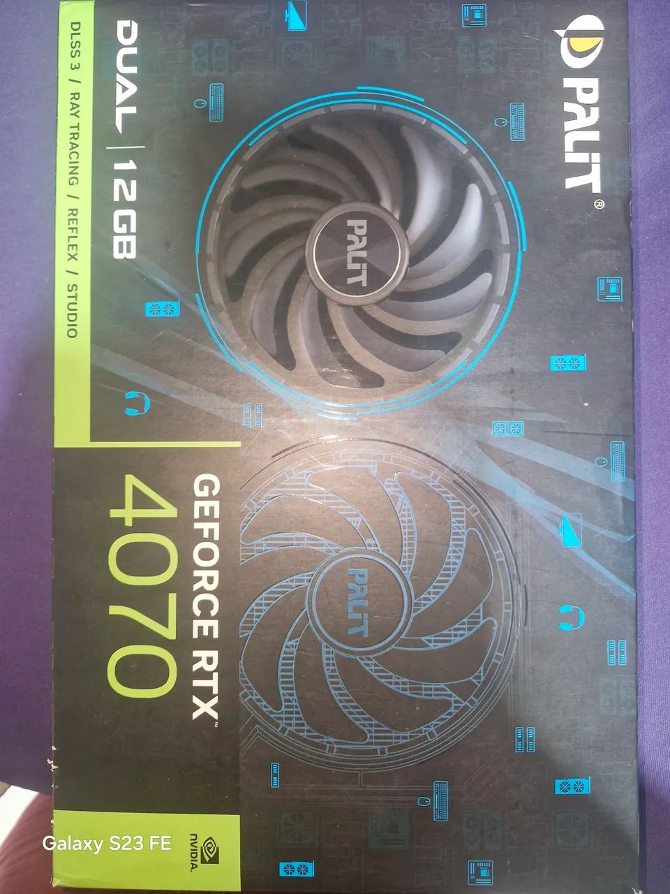 Placa de vídeo nvidea Gforce Palit RTX 4070 - 12GB