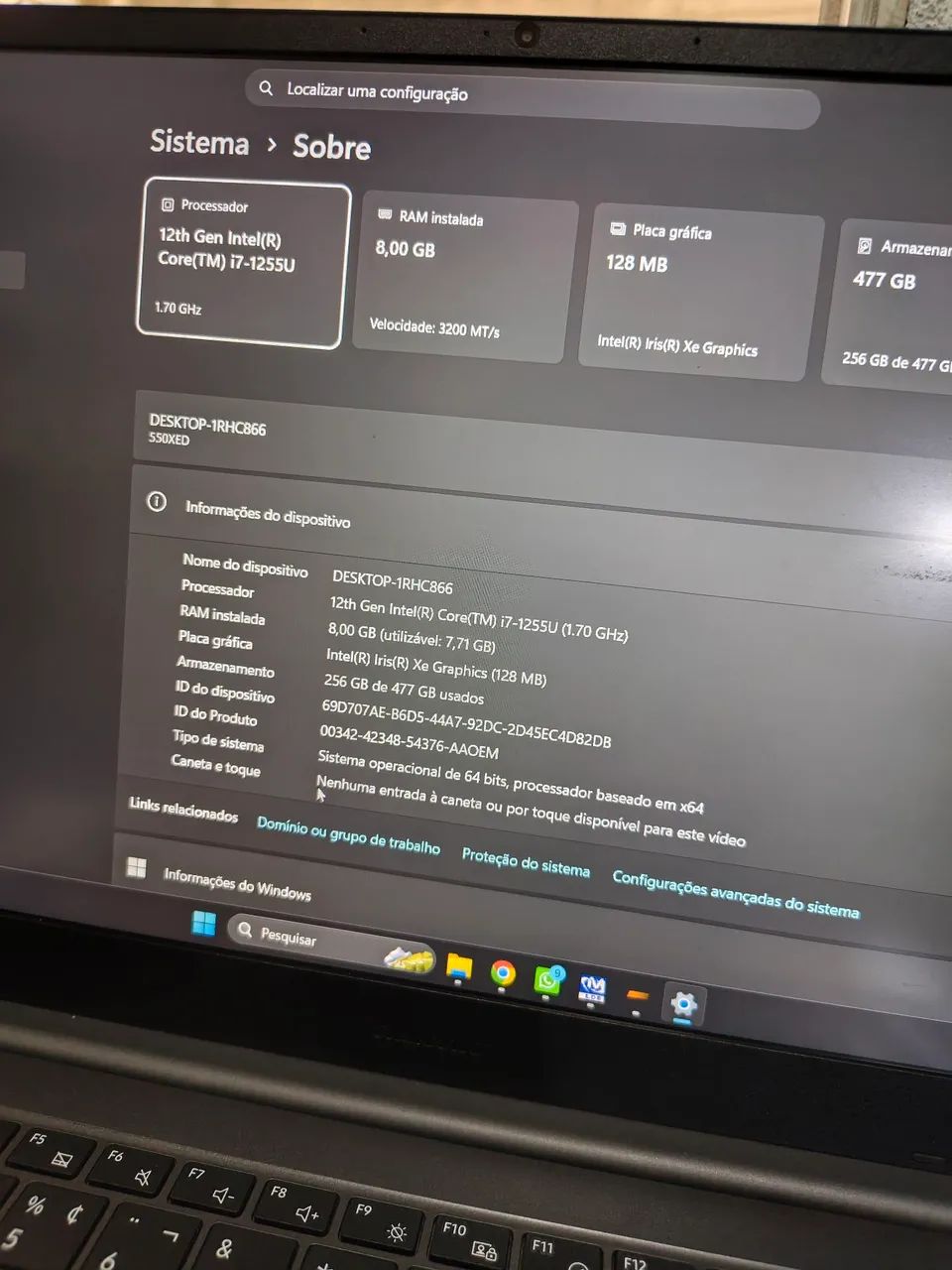 NOTEBOOK I7 12 GERAÇÃO  - Foto 5