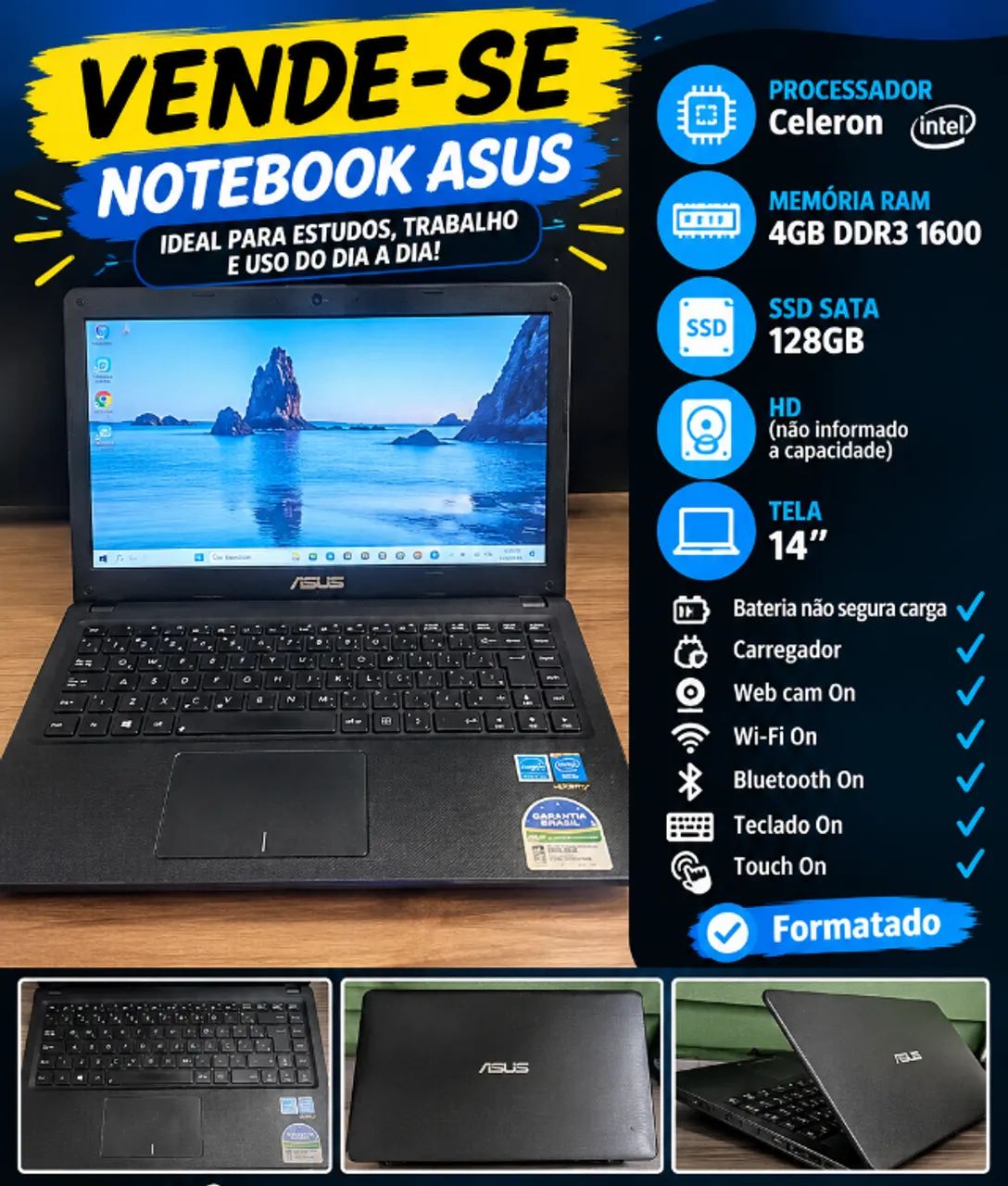 Vendo ou troco Notebooks - Foto 2